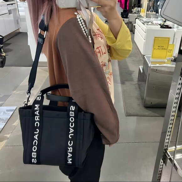 MARC JACOBS 2WAY NYLON CROSSBODY BAG SMALL TOTE 4S5HTT012H02 - Picture 5 of 13